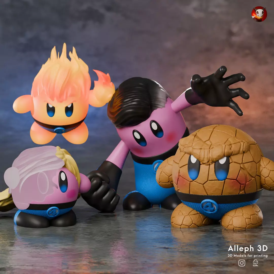 kirby Fantastic four 3D print model_0