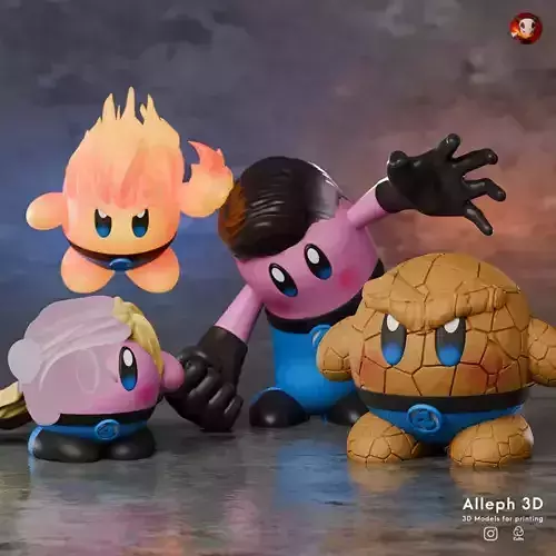 kirby Fantastic four 3D print model