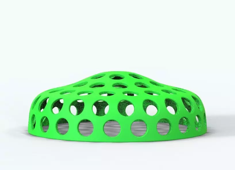 Aquarium Fish Hiding Place 10mm Holes 3D print model