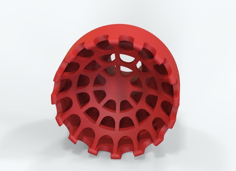 Slug Strainer For Aquarium 3mm 3D print model_3