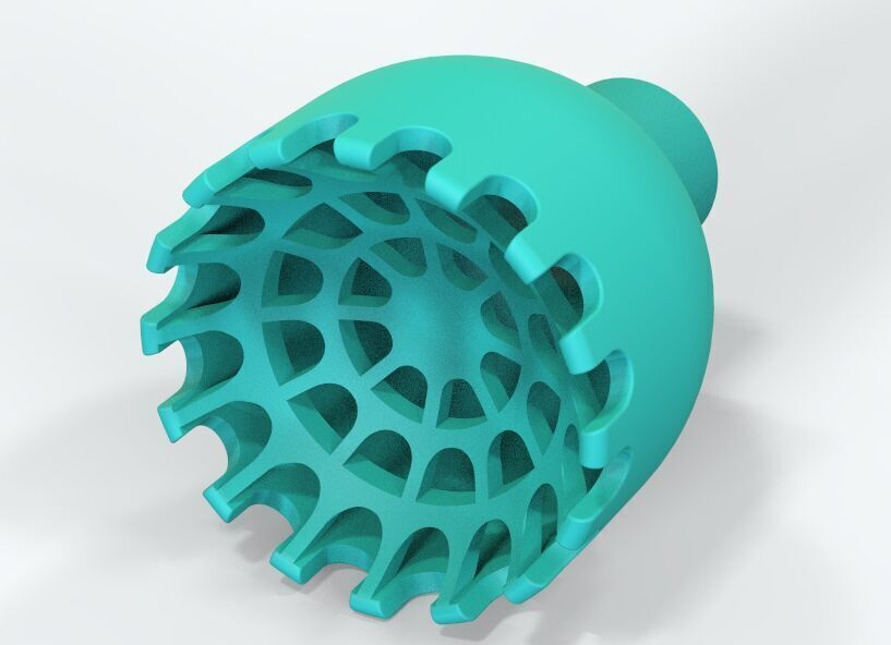 Slug Strainer For Aquarium 3mm 3D print model_47