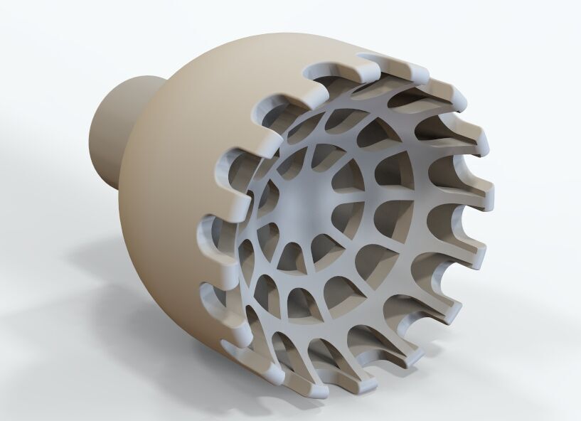 Slug Strainer For Aquarium 3mm 3D print model_29