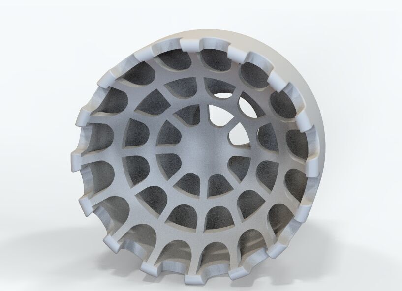 Slug Strainer For Aquarium 3mm 3D print model_27
