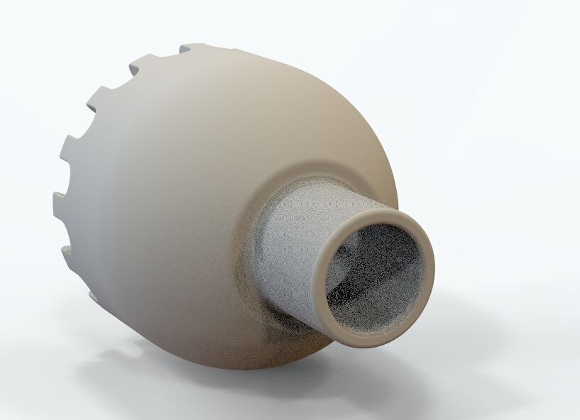 Slug Strainer For Aquarium 3mm 3D print model_36