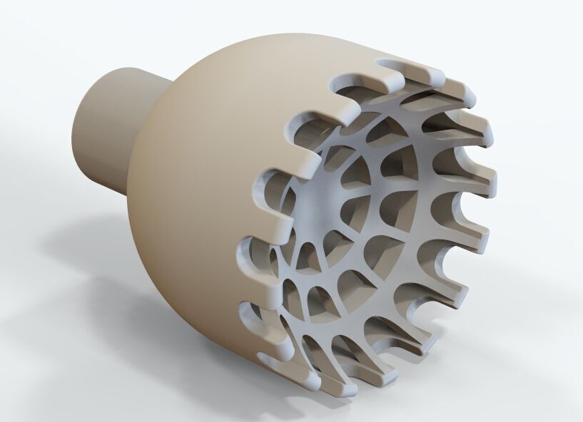 Slug Strainer For Aquarium 3mm 3D print model_30