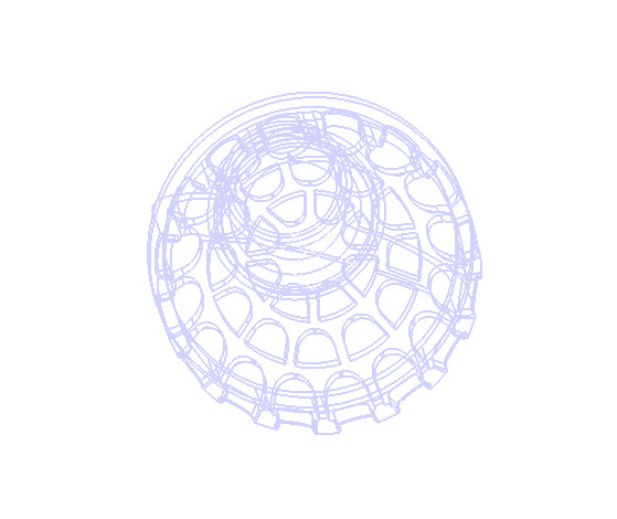 Slug Strainer For Aquarium 3mm 3D print model_16