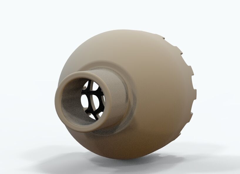 Slug Strainer For Aquarium 3mm 3D print model_34