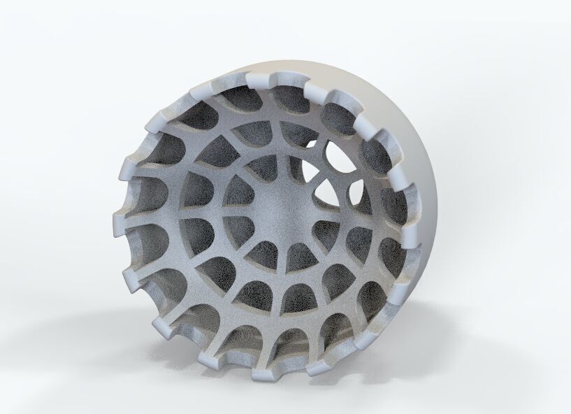 Slug Strainer For Aquarium 3mm 3D print model_26