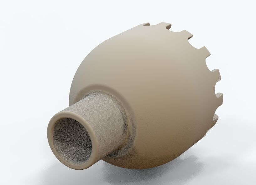 Slug Strainer For Aquarium 3mm 3D print model_33