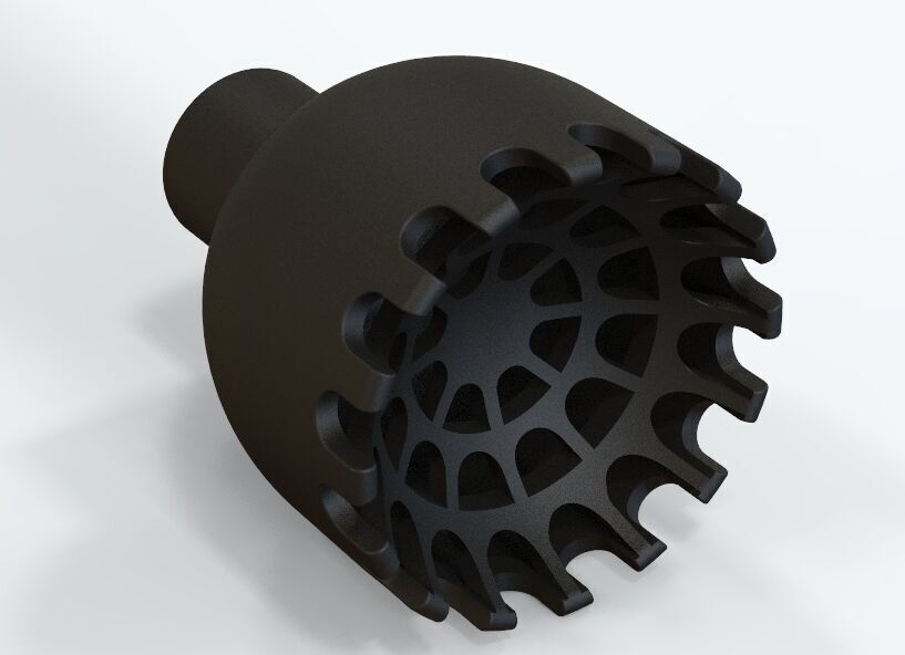 Slug Strainer For Aquarium 3mm 3D print model_43