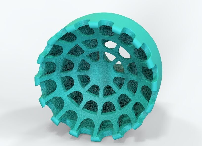 Slug Strainer For Aquarium 3mm 3D print model_45