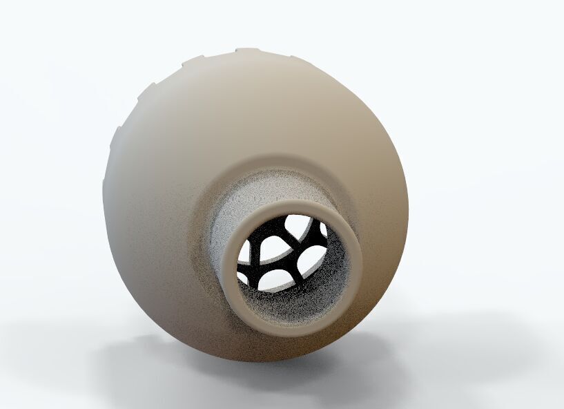 Slug Strainer For Aquarium 3mm 3D print model_35