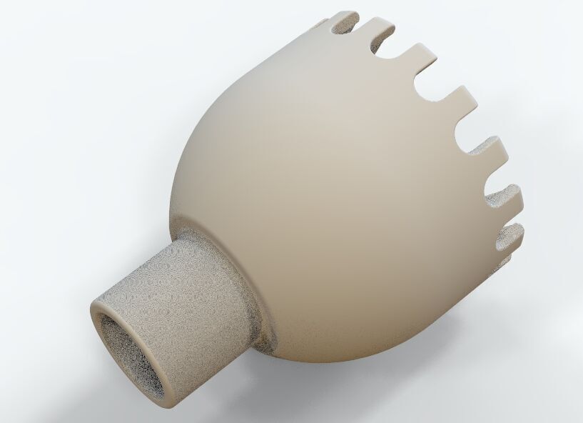 Slug Strainer For Aquarium 3mm 3D print model_32