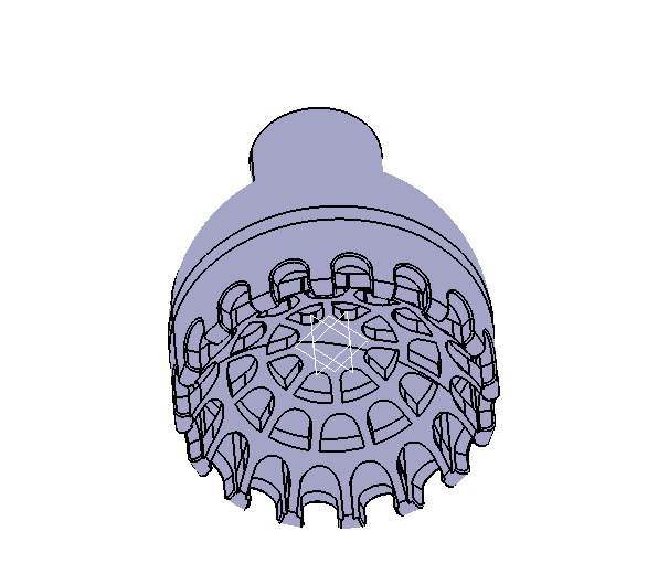 Slug Strainer For Aquarium 3mm 3D print model_13