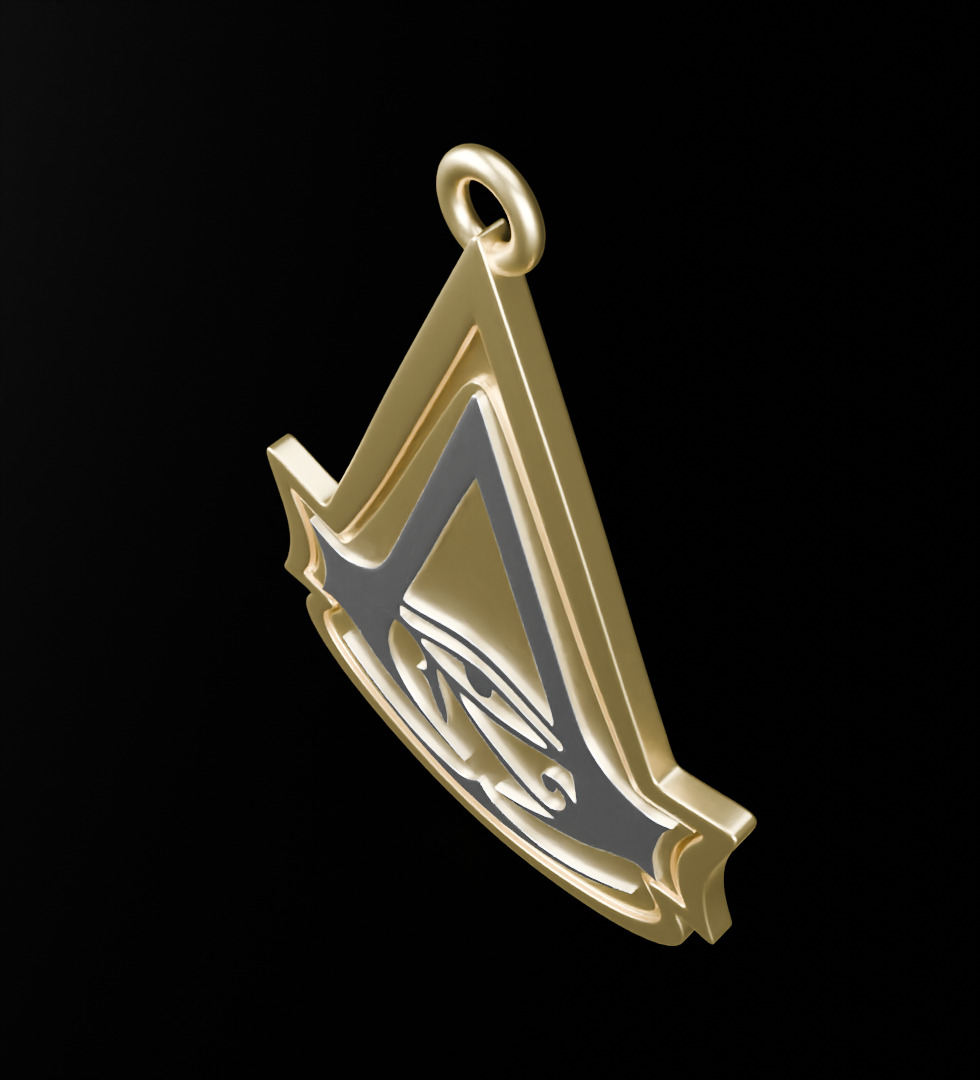 Assassins creed origins pendant 3D model for 3D printing 3D print model_6