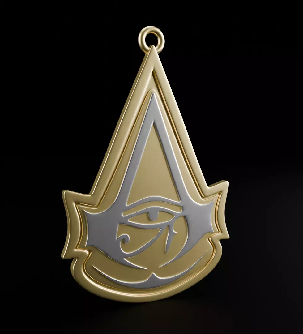Assassins creed origins pendant 3D model for 3D printing 3D print model_0