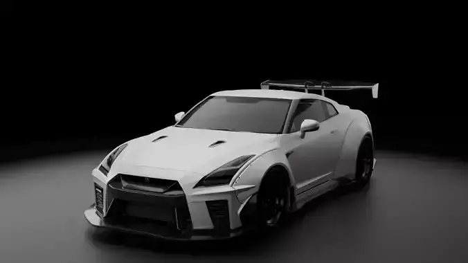 Nissan GT R35 3D model