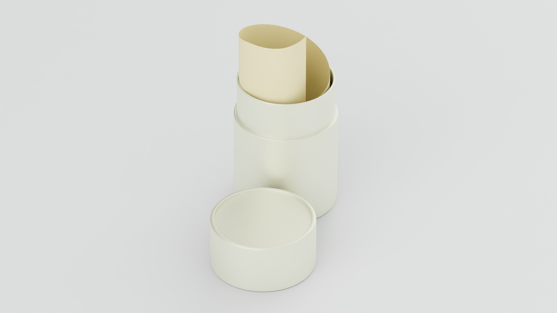 Paper Tube 3D model_3