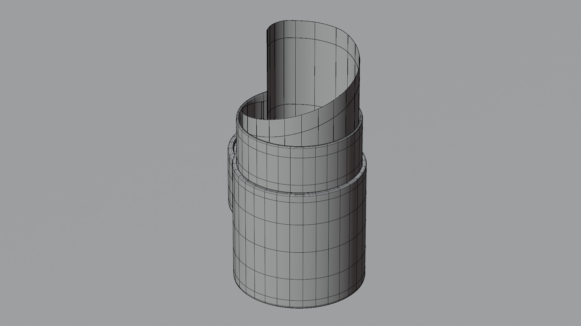 Paper Tube 3D model_7