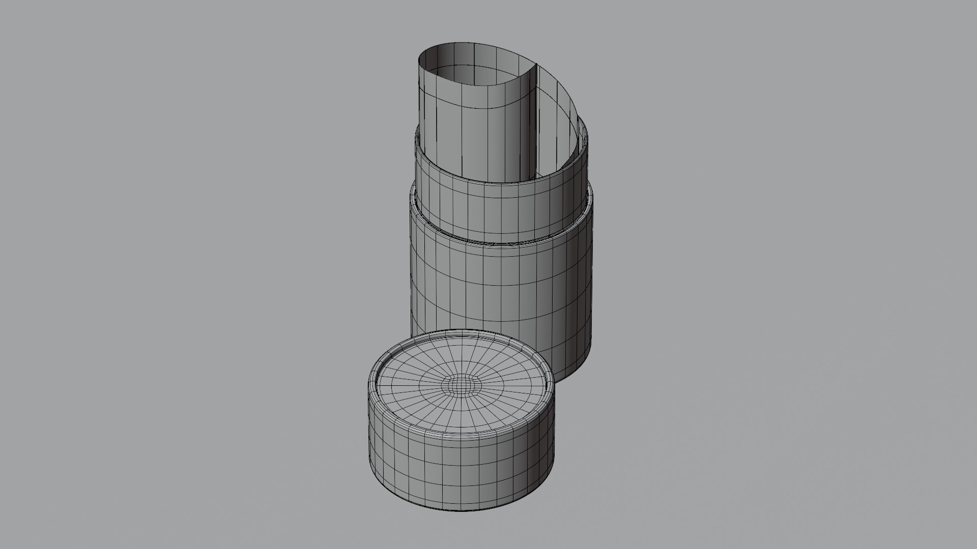 Paper Tube 3D model_8