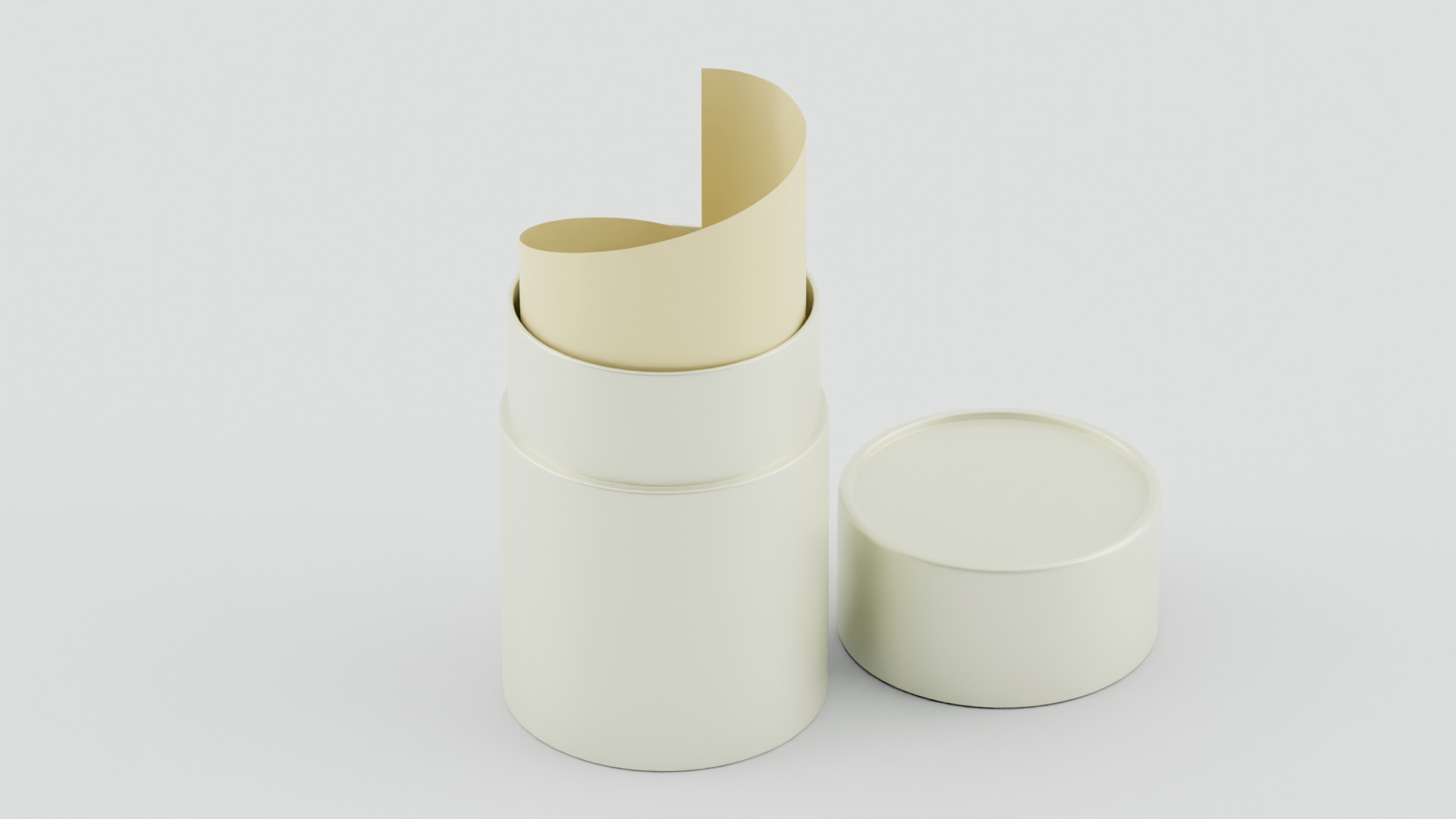 Paper Tube 3D model_1