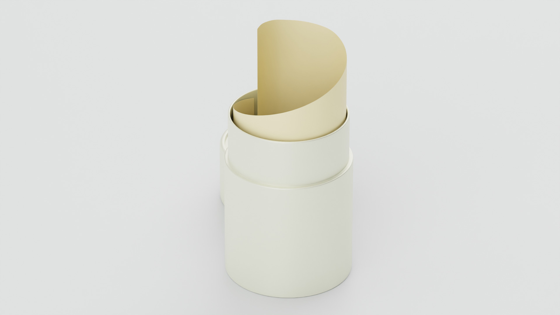 Paper Tube 3D model_2