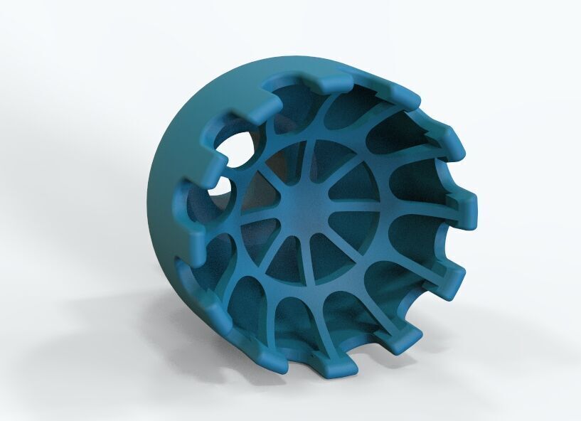 Slug Strainer For Aquarium 5mm 3D print model_1