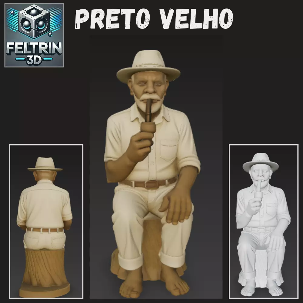 Orixa Preto Velho - Entidade Umbanda 3D print model