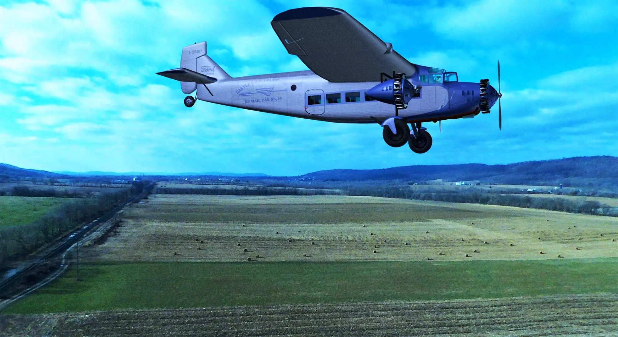 Ford trimotor Free 3D model
