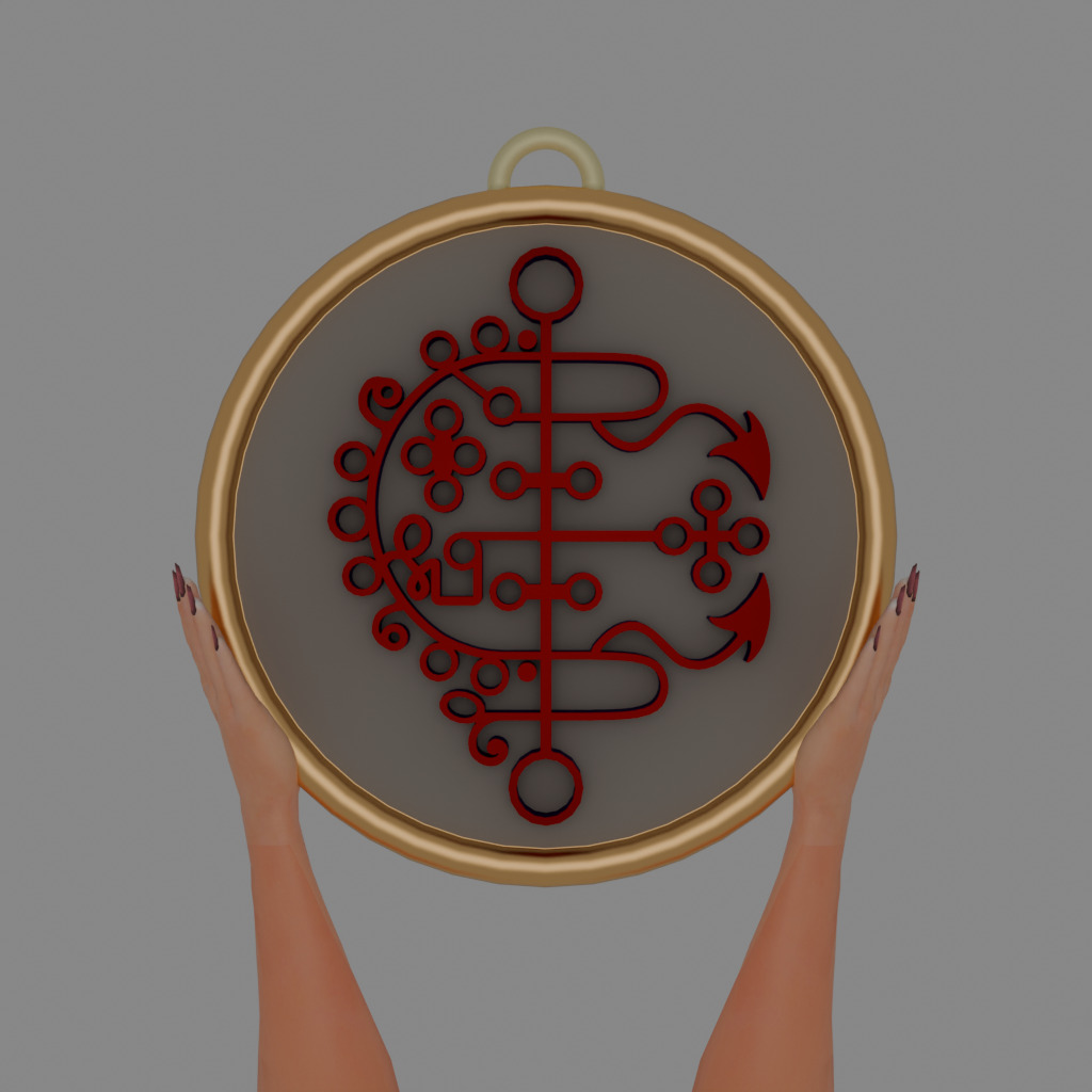 Asmodeus Symbol 3D model_2