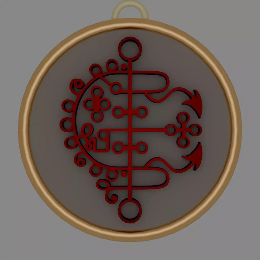 Asmodeus Symbol 3D model_0