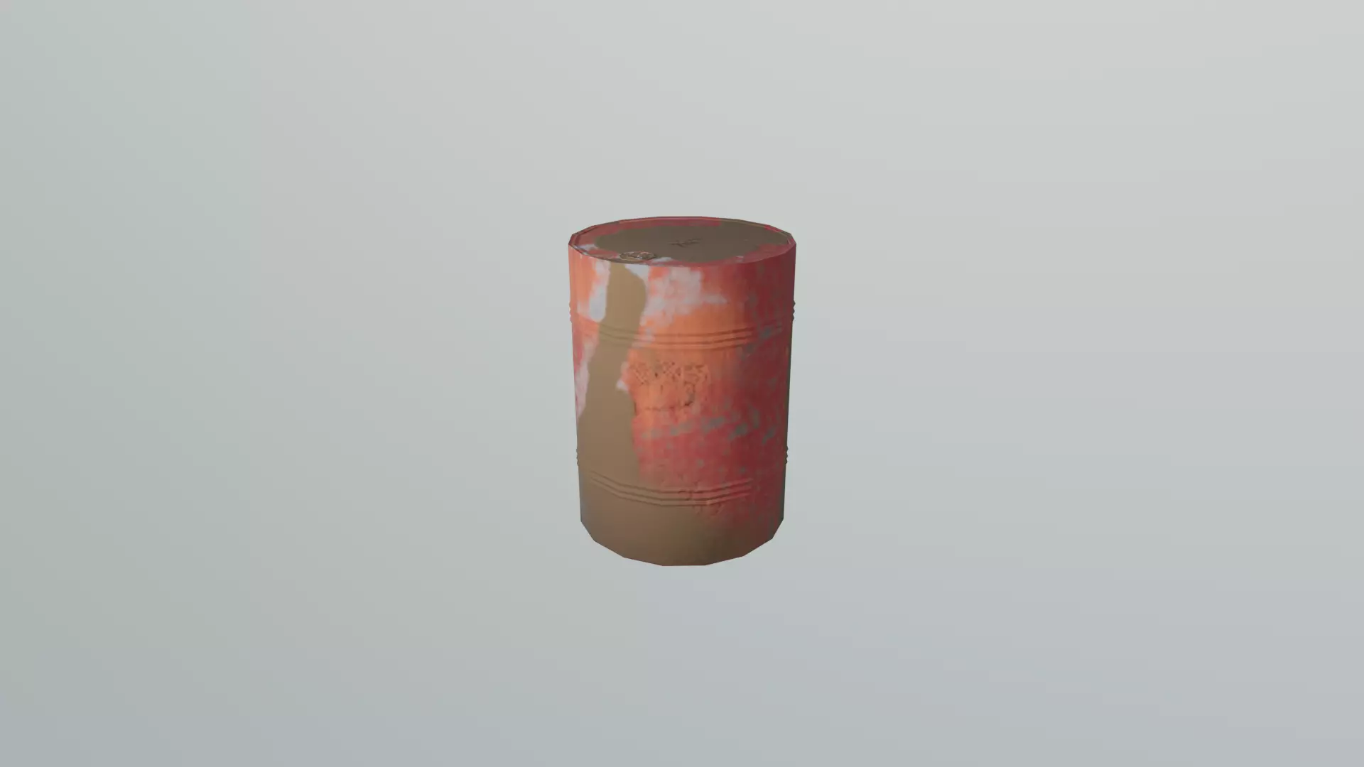 Barell Low-poly 3D model