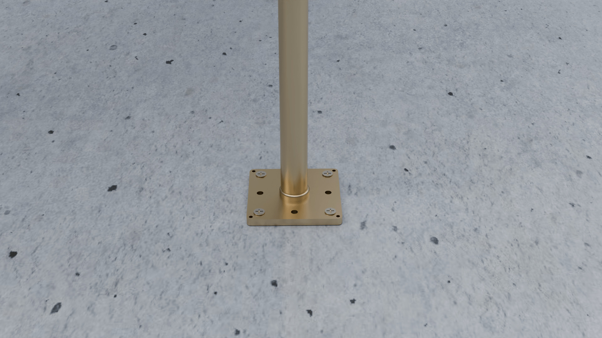 3D Raised Perforated Panel with pedestal and stringer Model 3D model_7