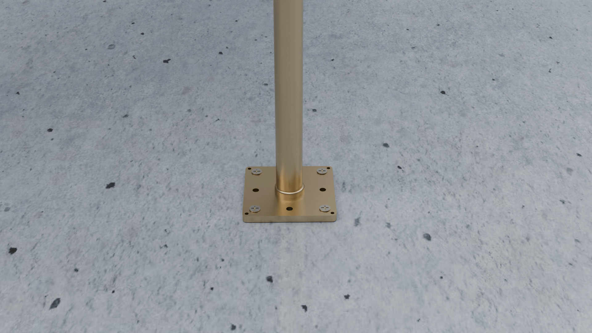 3D Raised Perforated Panel with pedestal and stringer Model 3D model_7