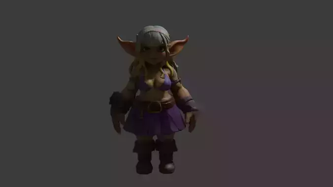 Female Gnome big hands