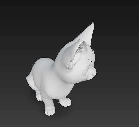 Cat Realistic 3D Model Basic - Low Poly Realistic Low-poly 3D model_11