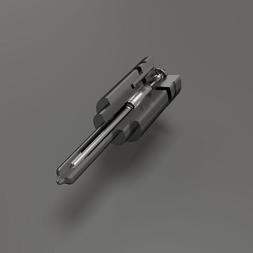 Diesel Injector Nozzle - PDE-Style 3D Model 3D model