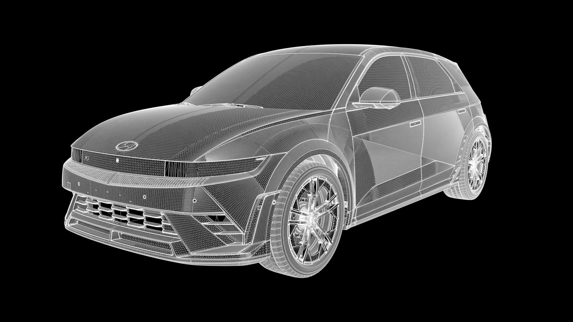 Ioniq5 N Line-highres-Rigged- Unreal redshift vray 3D model_23