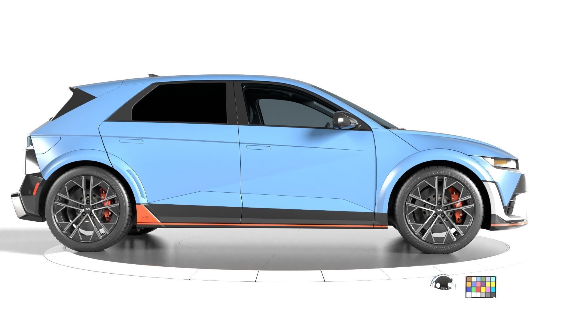 Ioniq5 N Line-highres-Rigged- Unreal redshift vray 3D model_11