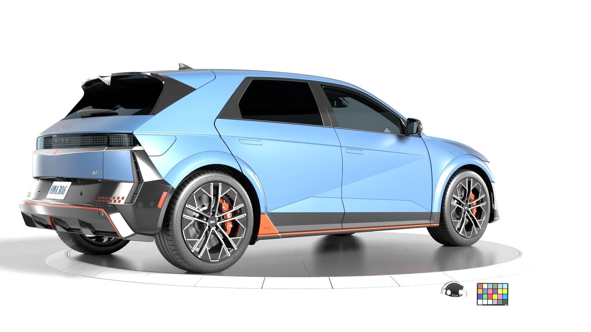 Ioniq5 N Line-highres-Rigged- Unreal redshift vray 3D model_12