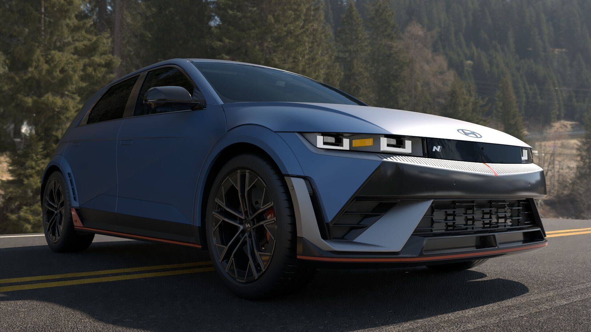 Ioniq5 N Line-highres-Rigged- Unreal redshift vray 3D model_14