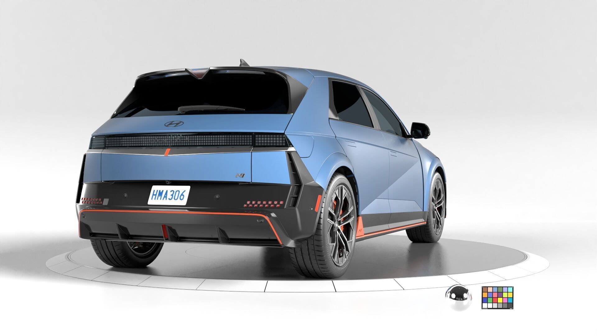 Ioniq5 N Line-highres-Rigged- Unreal redshift vray 3D model_13