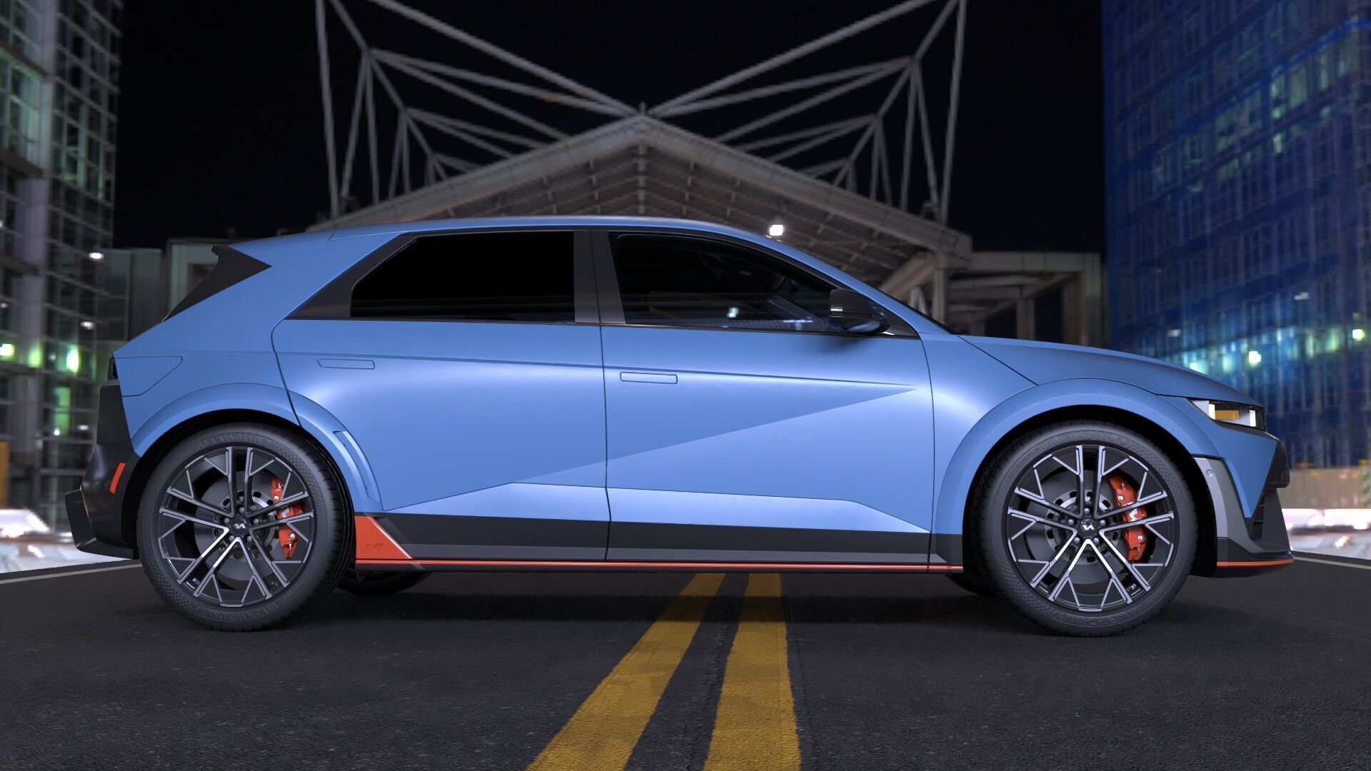 Ioniq5 N Line-highres-Rigged- Unreal redshift vray 3D model_2