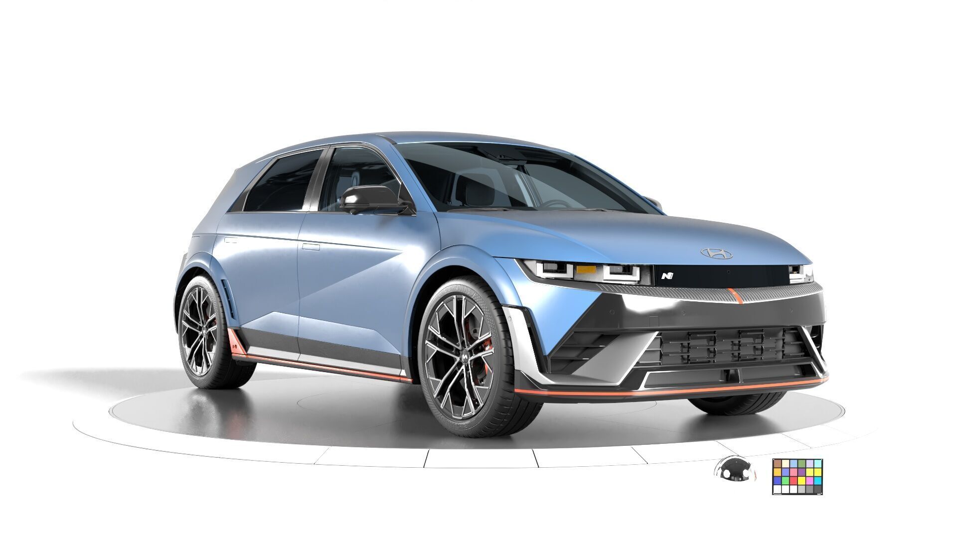 Ioniq5 N Line-highres-Rigged- Unreal redshift vray 3D model_1