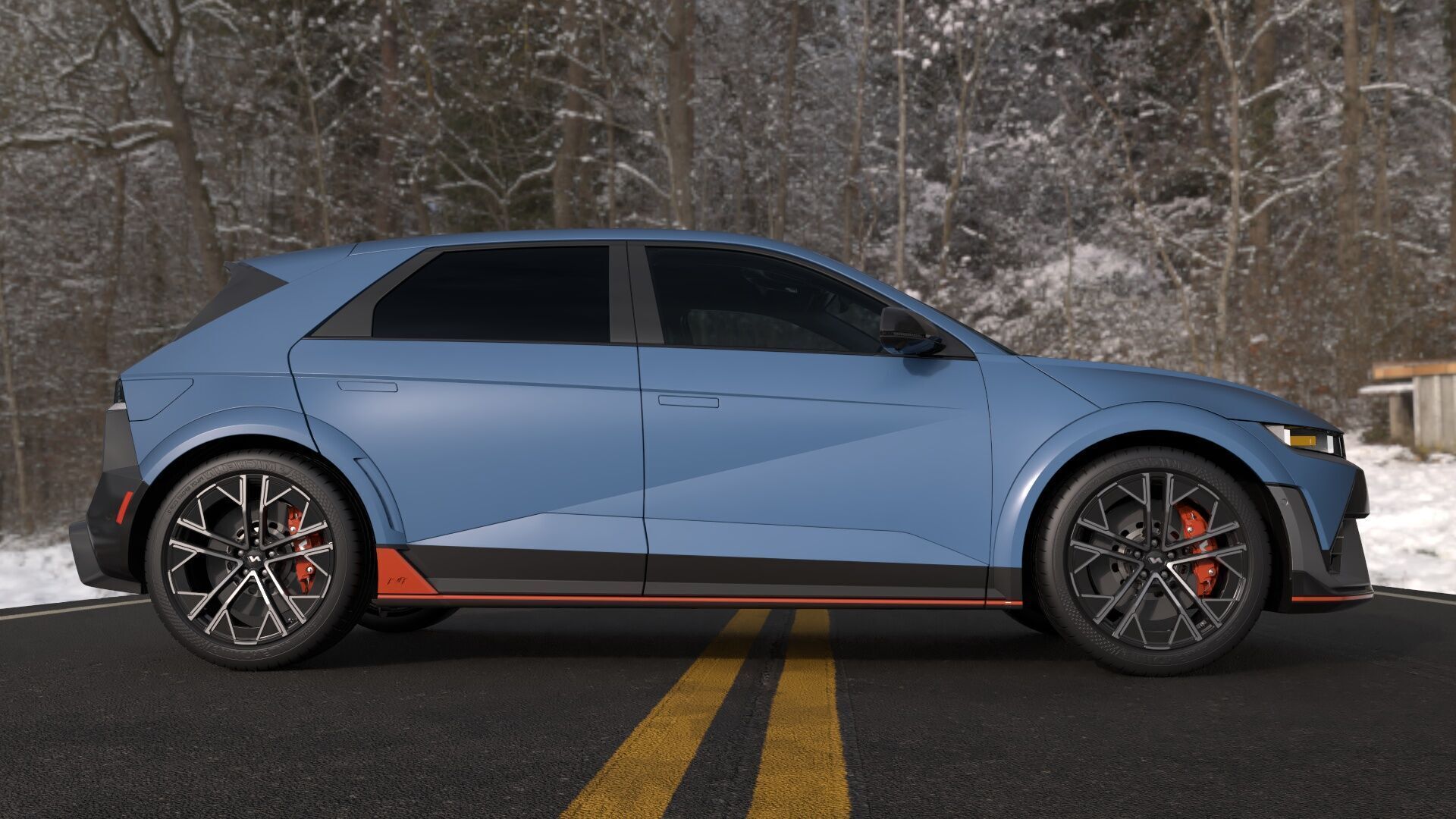 Ioniq5 N Line-highres-Rigged- Unreal redshift vray 3D model_3