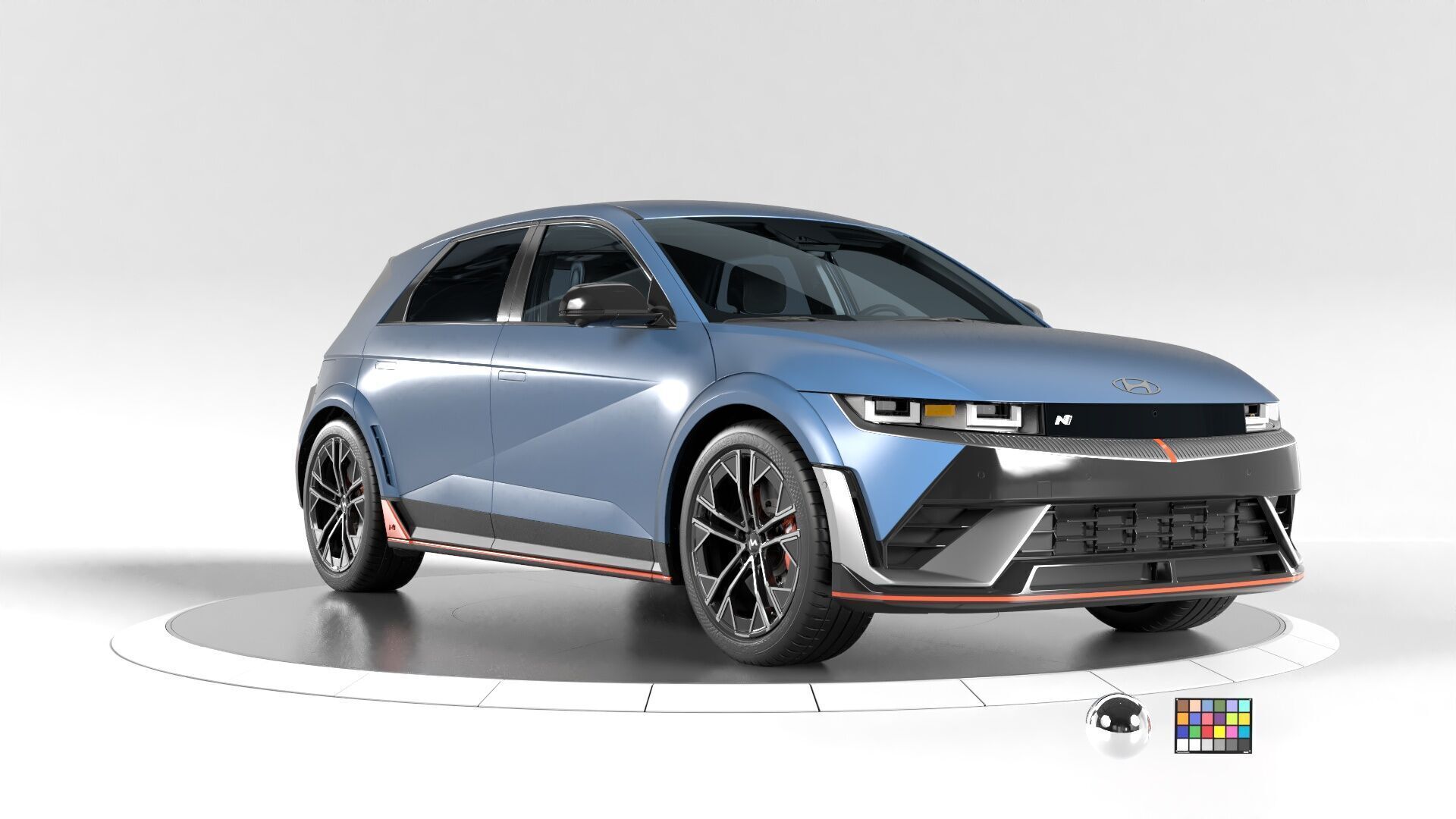 Ioniq5 N Line-highres-Rigged- Unreal redshift vray 3D model_8