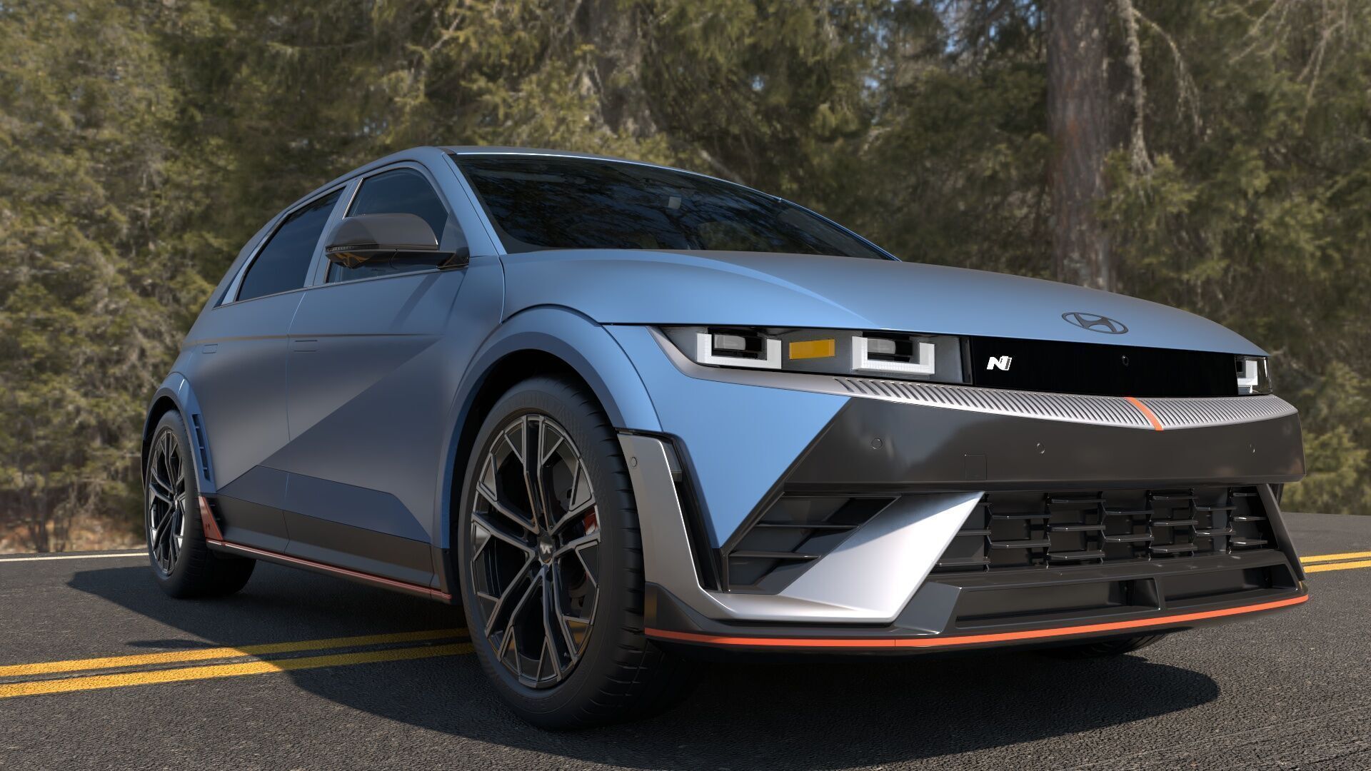 Ioniq5 N Line-highres-Rigged- Unreal redshift vray 3D model_7