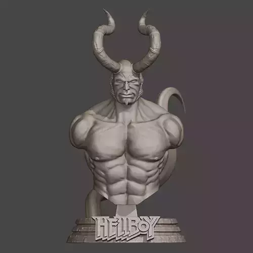 Hellboy Fan art Sculpt 01