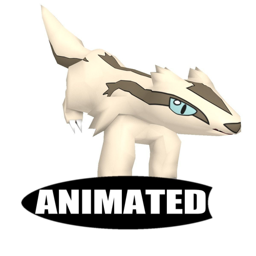 Linoone Animated Pokemon Low-poly 3D model