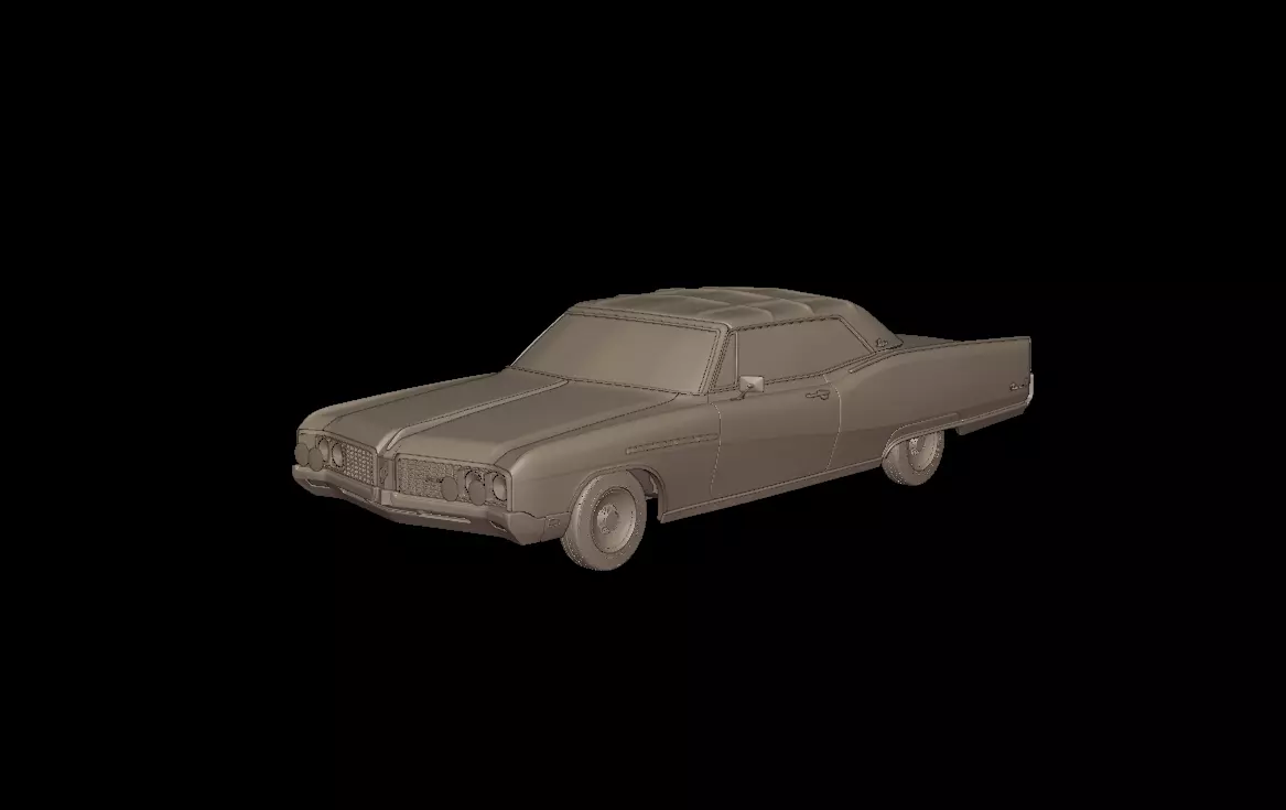 Buick Electra 225 1968 convertible 3D print model